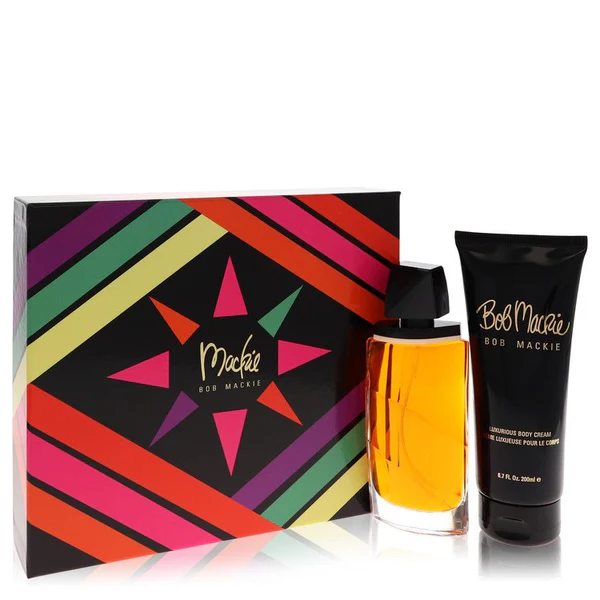 Mackie by Bob Mackie Women Gift Set -- 3.4 oz Eau De Toilette Spray + 6.8 oz Body Cream